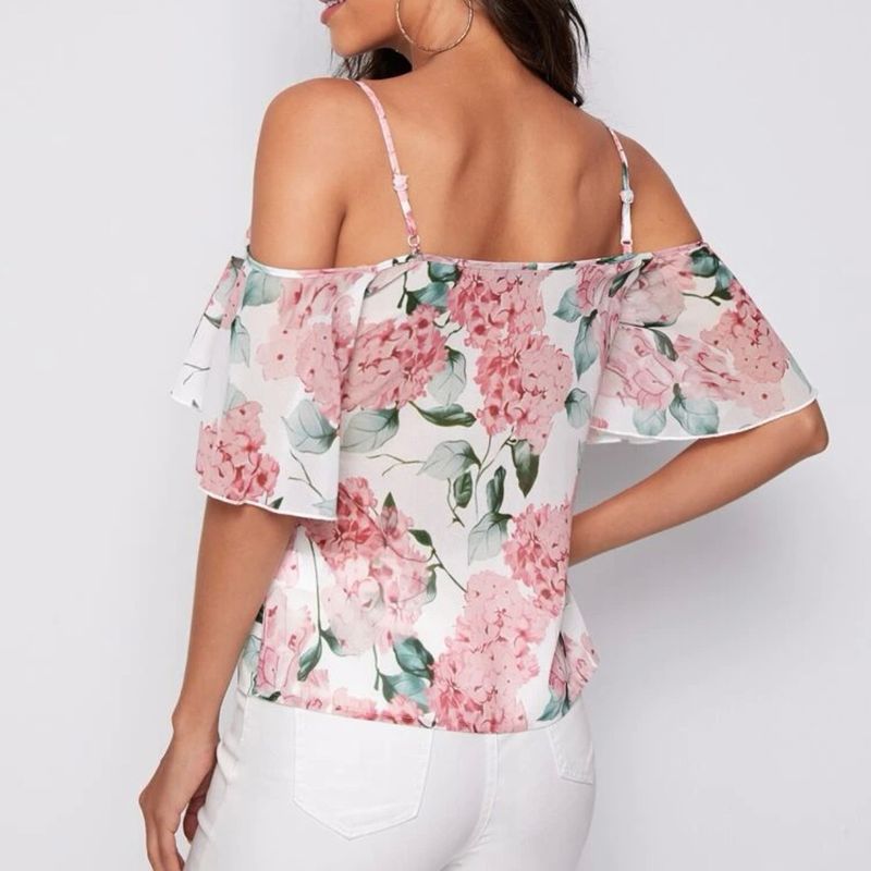 Blusa de flores online shein