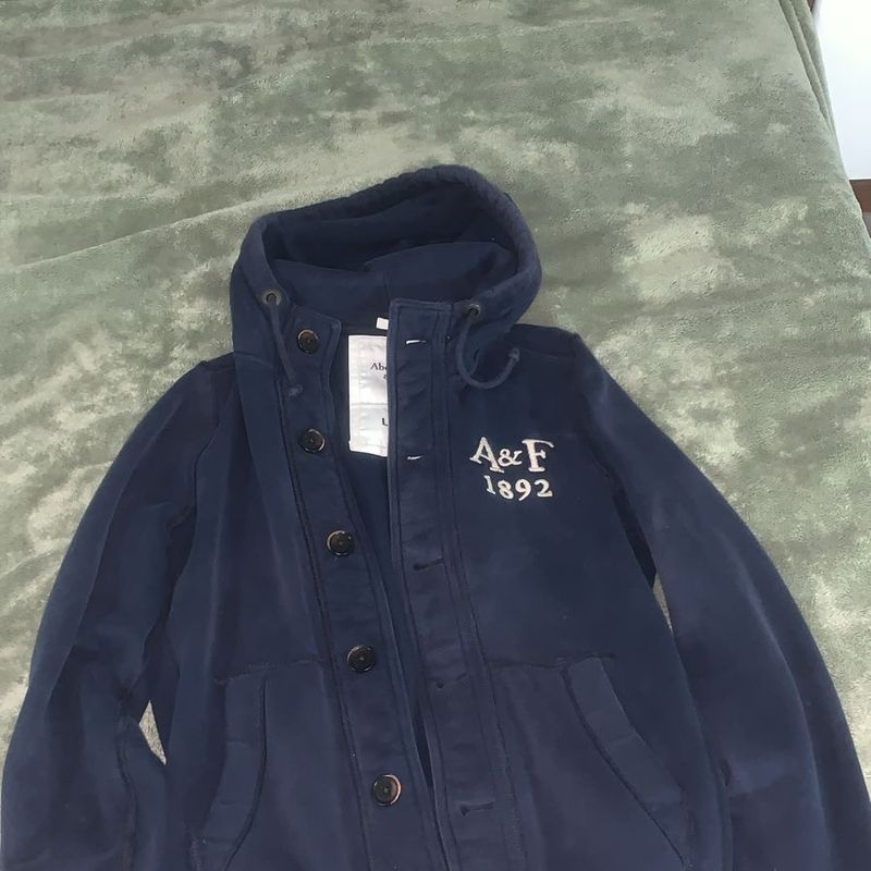 Abercrombie Fitch Blusa De Moletom Abercrombie Zipper Blusa De