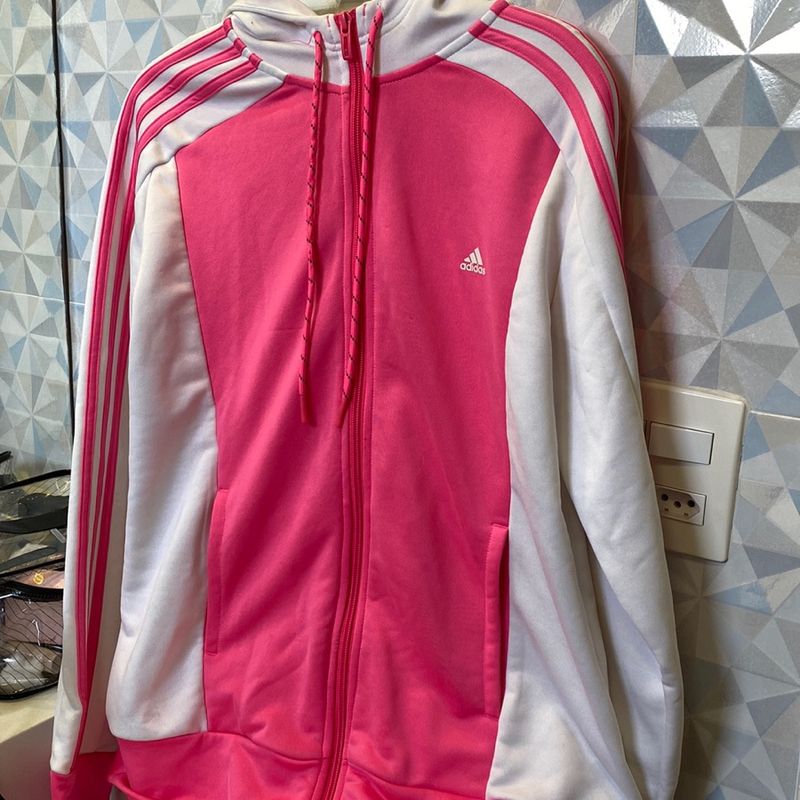 Blusa de store frio adidas rosa