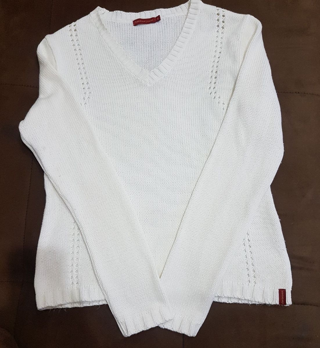 blusa de frio feminina branca