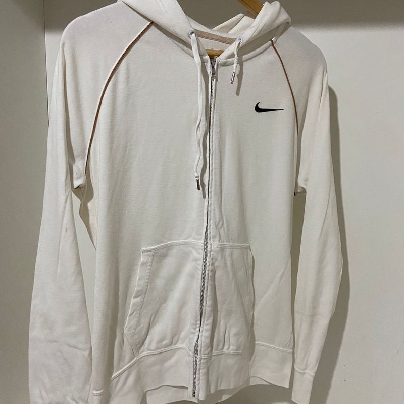 Blusa de Frio Capuz Nike Original Branca Sport Casaco Masculino Nike  Usado 96270848 enjoei