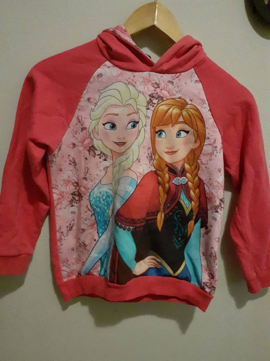 blusa de frio da frozen