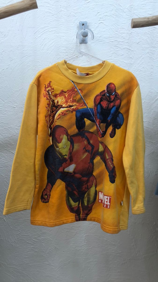 Blusa de hot sale frio avengers