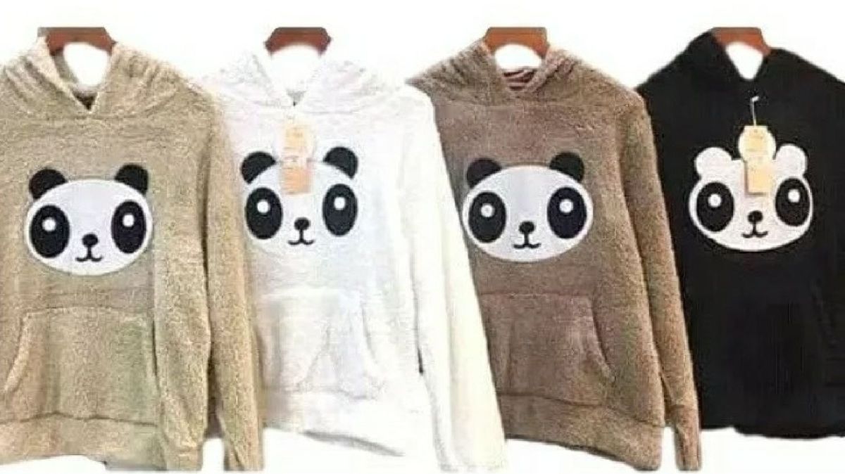 blusa de frio panda