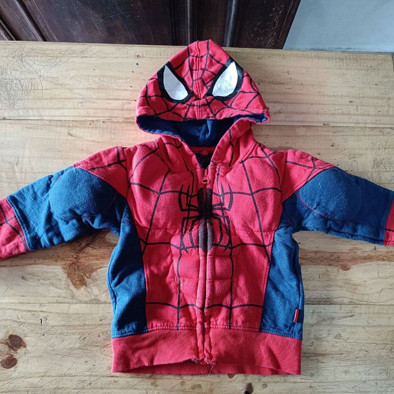 Conjunto Infantil Músculos Homem Aranha Marvel