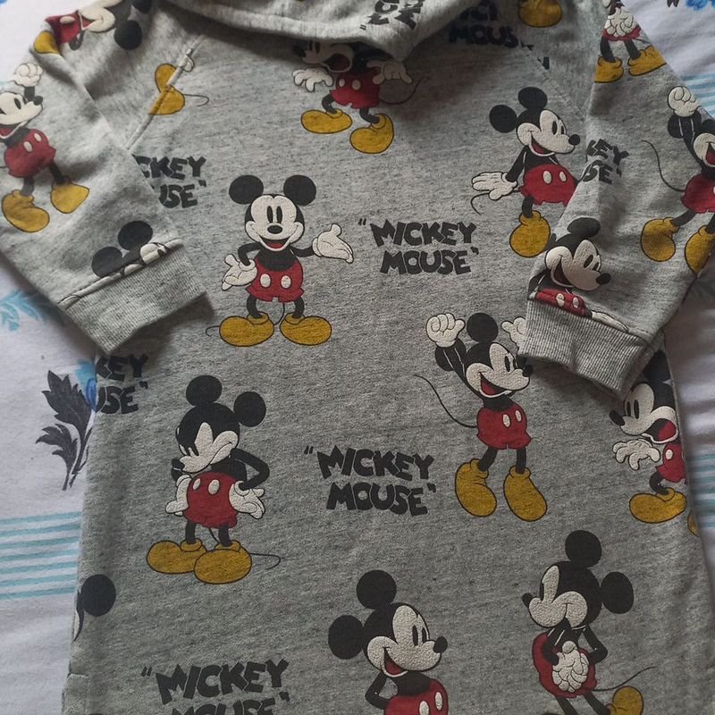 Blusa de store frio mickey infantil