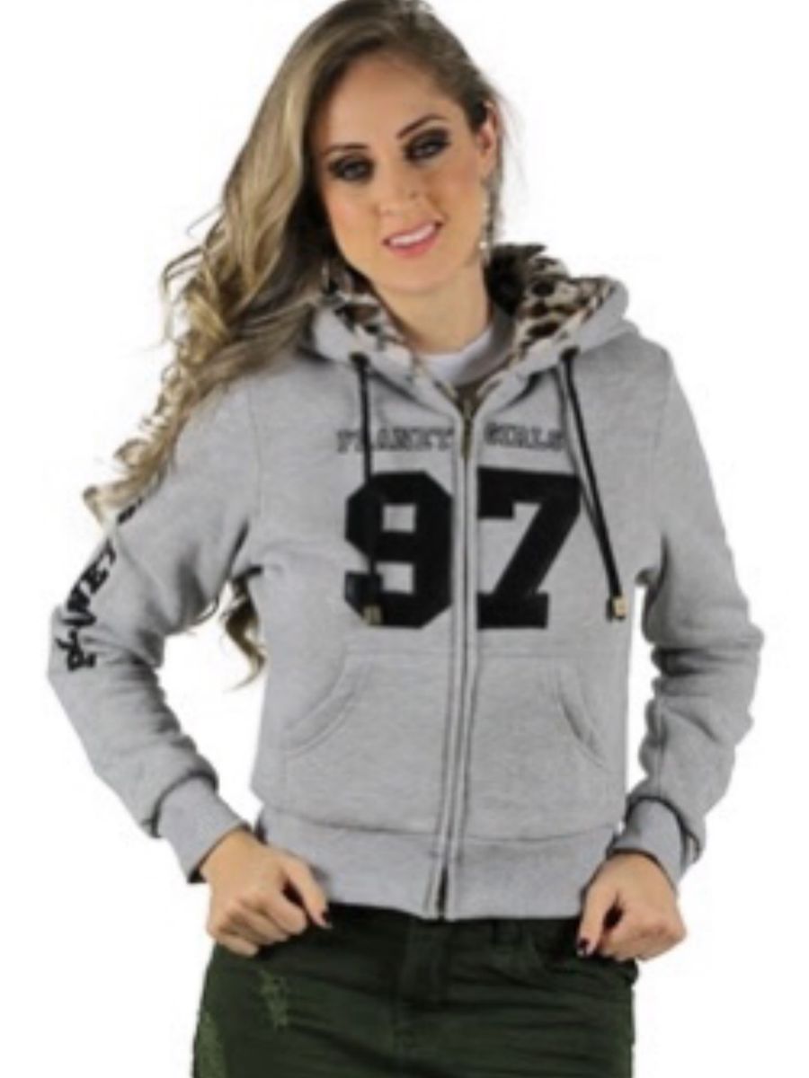 blusa de frio planet girl dupla face