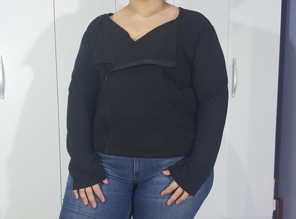 blusa de frio plus size feminina