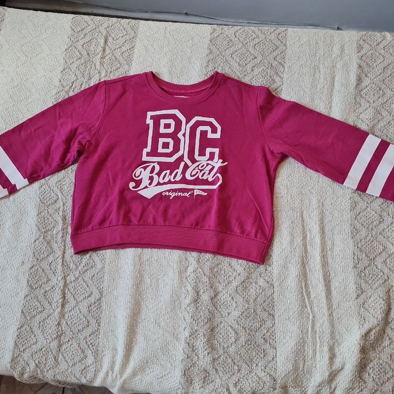 Blusa de Frio Rosa Badcat Original