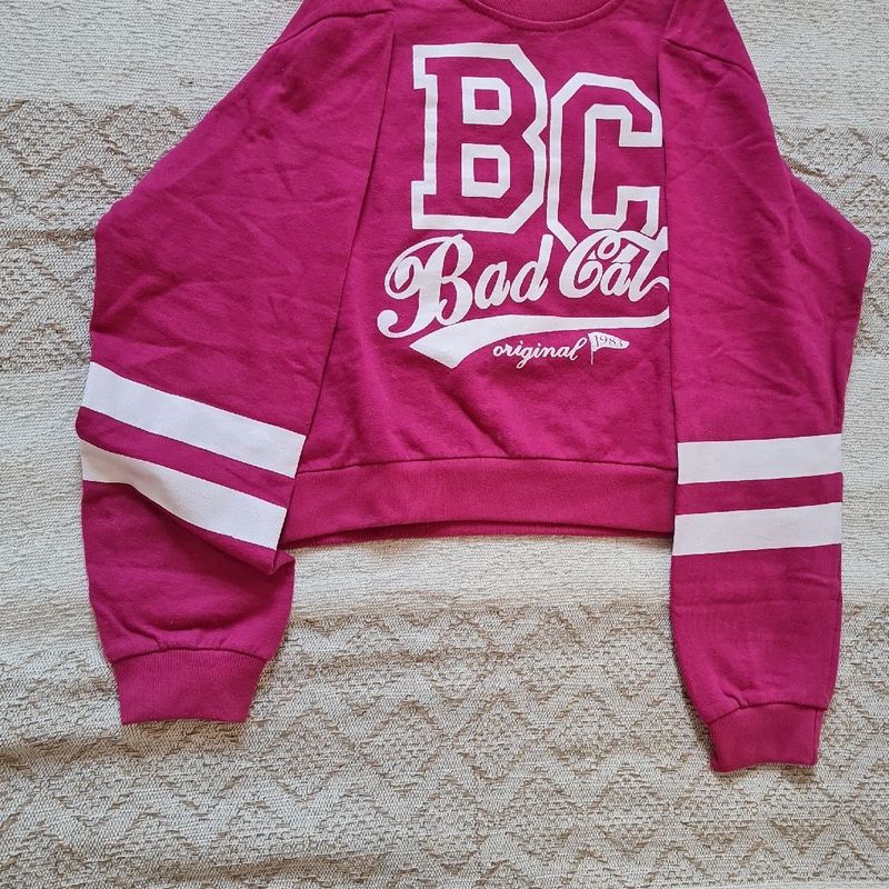 Blusa de Frio Rosa Badcat Original