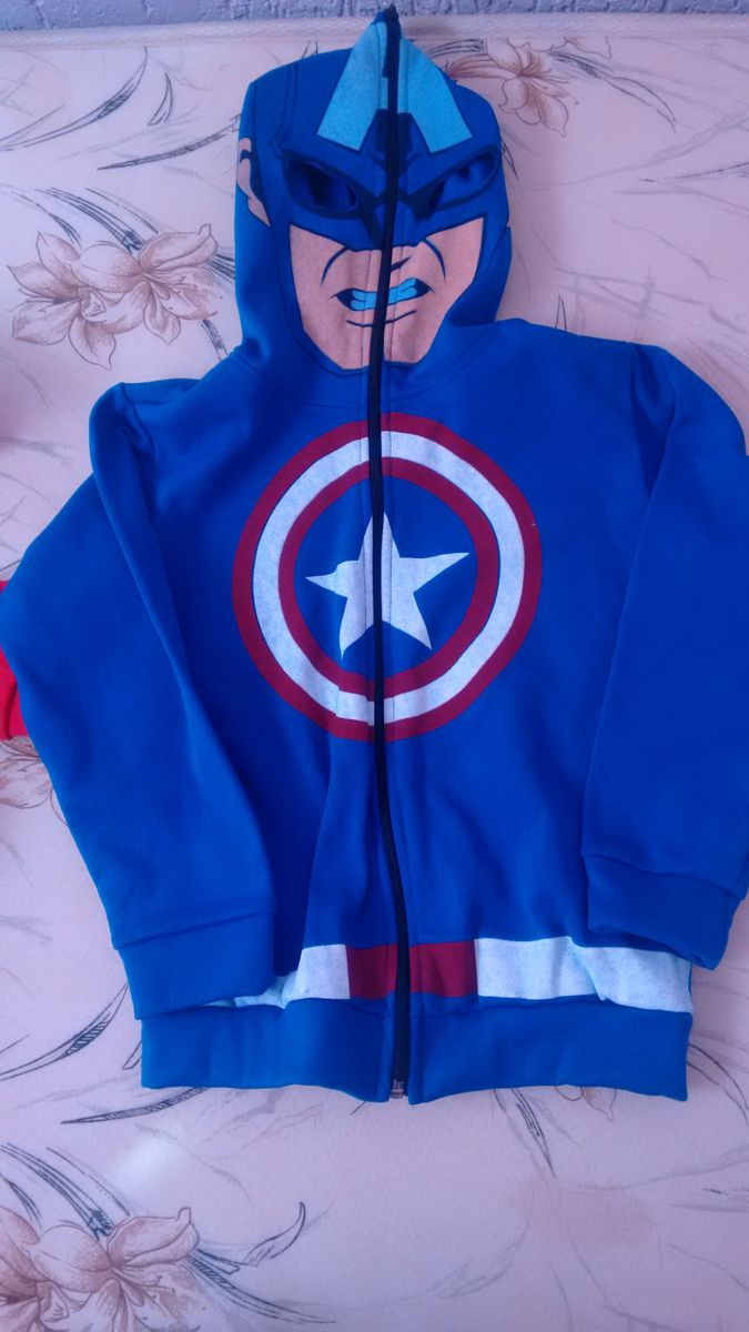 blusa de frio super herois