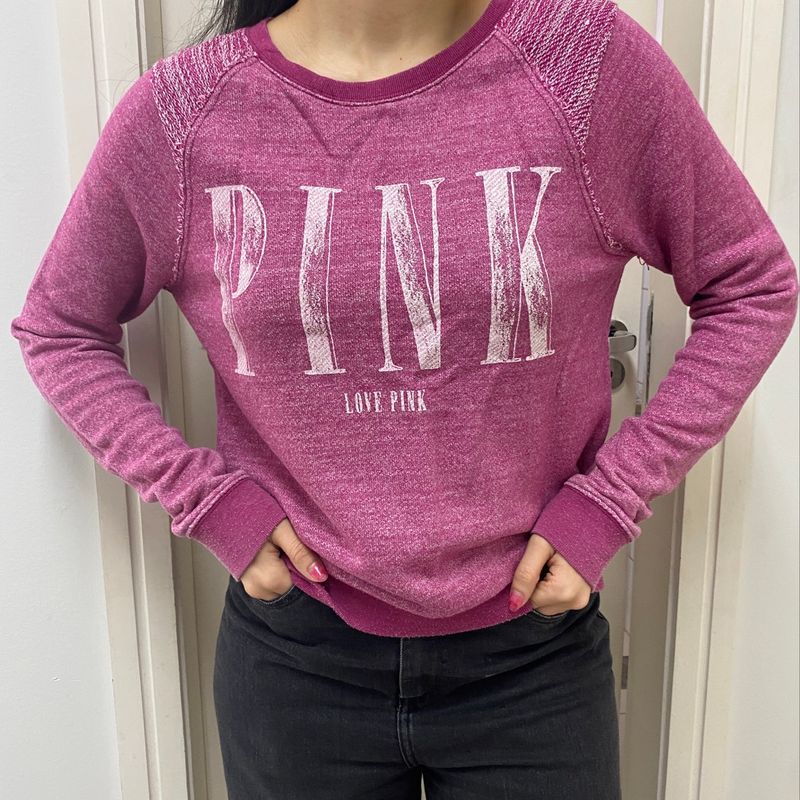 Blusa de Frio Victoria Secrets Pink Casaco Feminino Victorias Secret Usado 89670596 enjoei