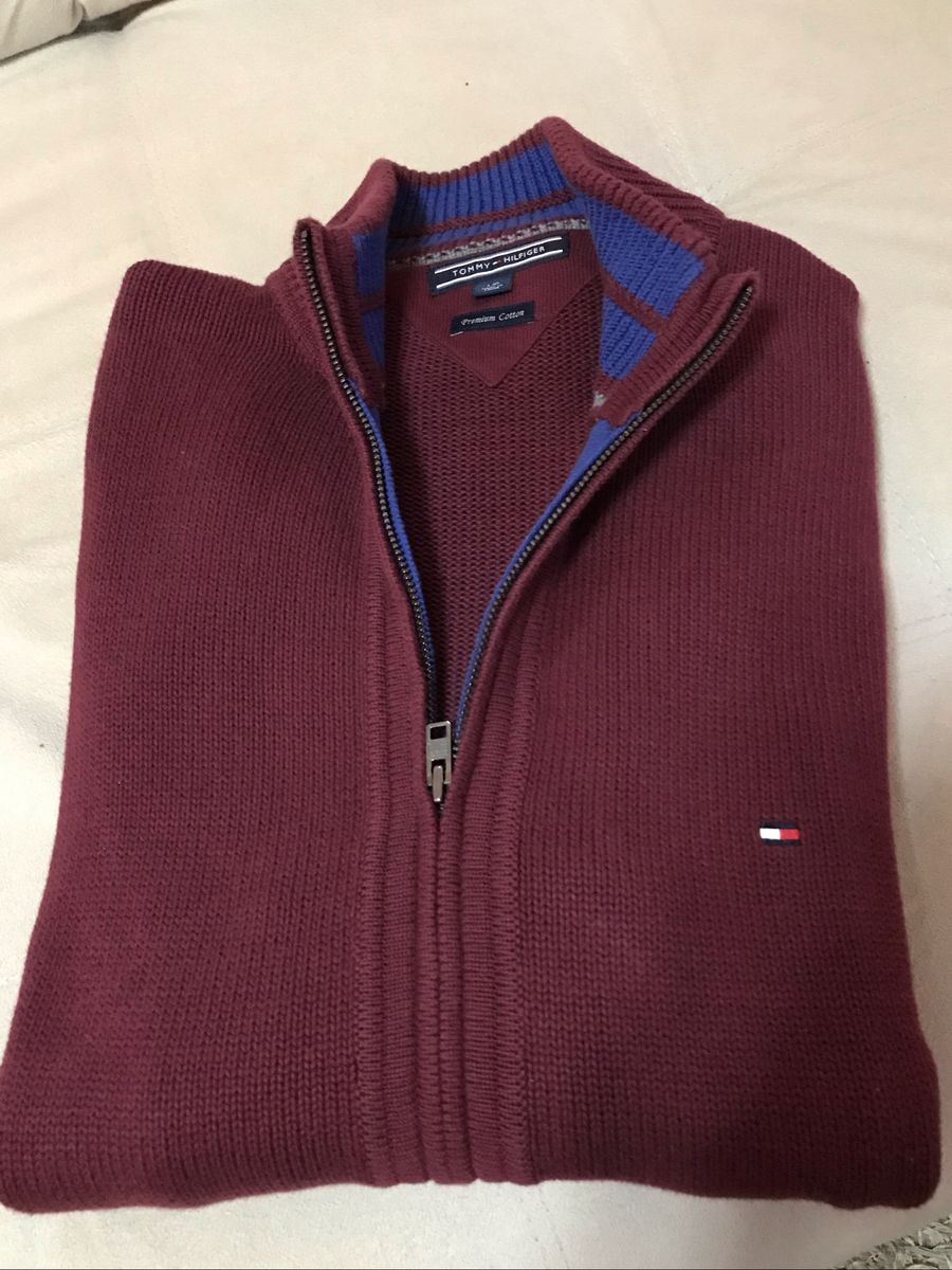 casaco de lã tommy hilfiger