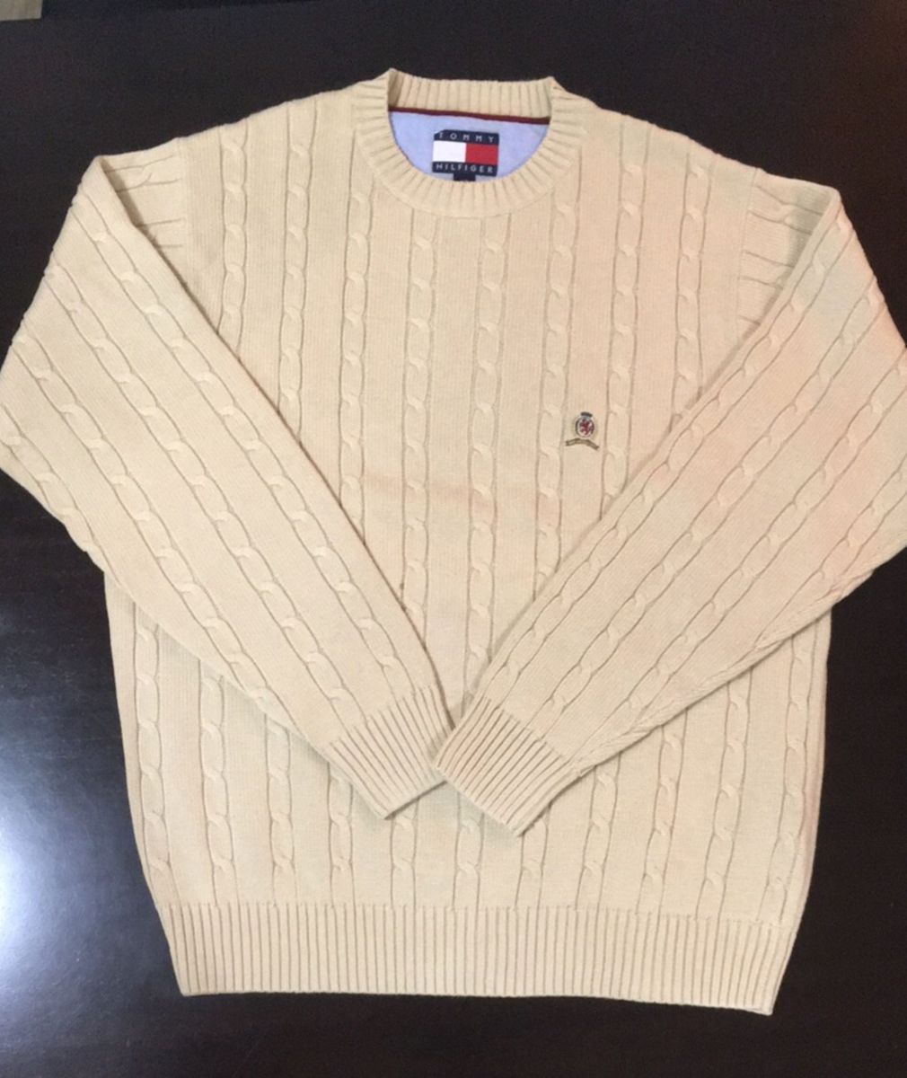 blusa de lã tommy hilfiger masculina