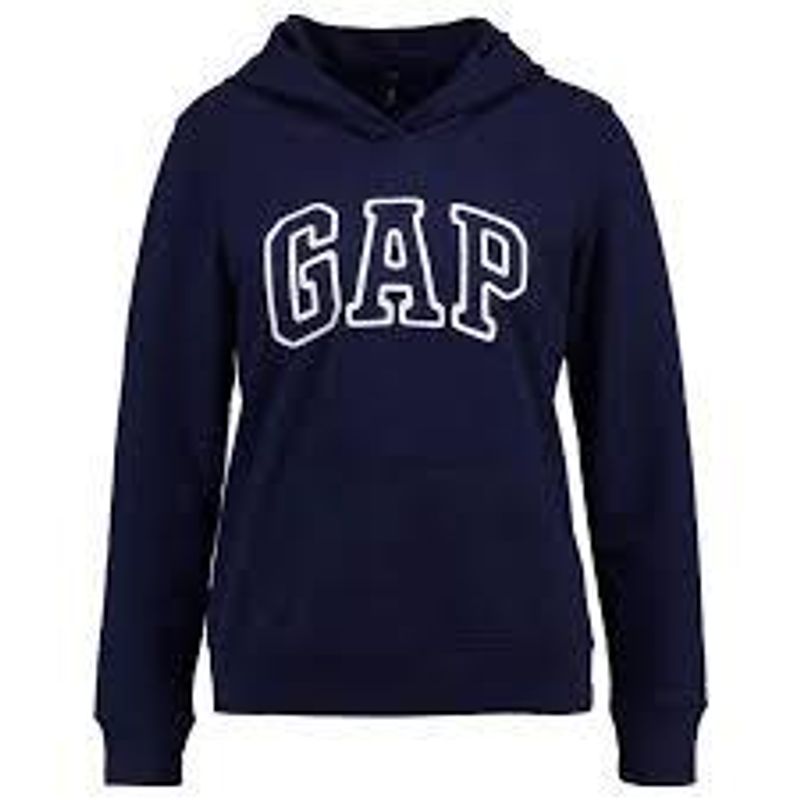 Blusa de Moletom Feminina Gap Canguru Bege Original Importada