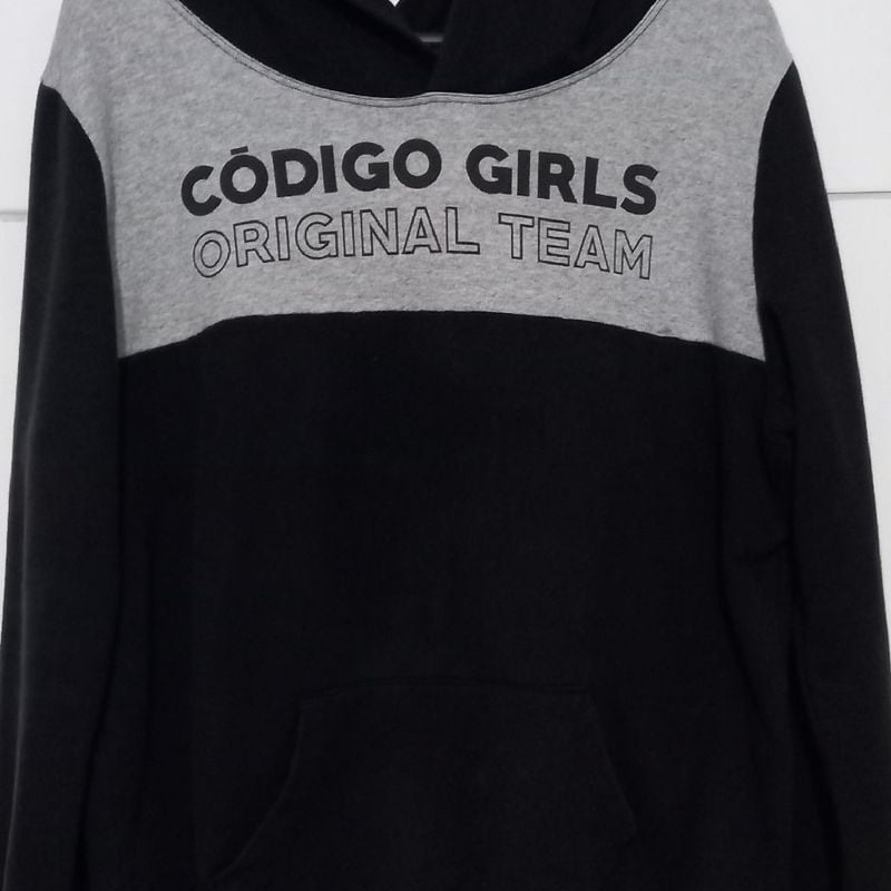 Blusa de Moletom com Capuz da Código Girls Blusa Feminina Código Girls  Usado 88325011 enjoei