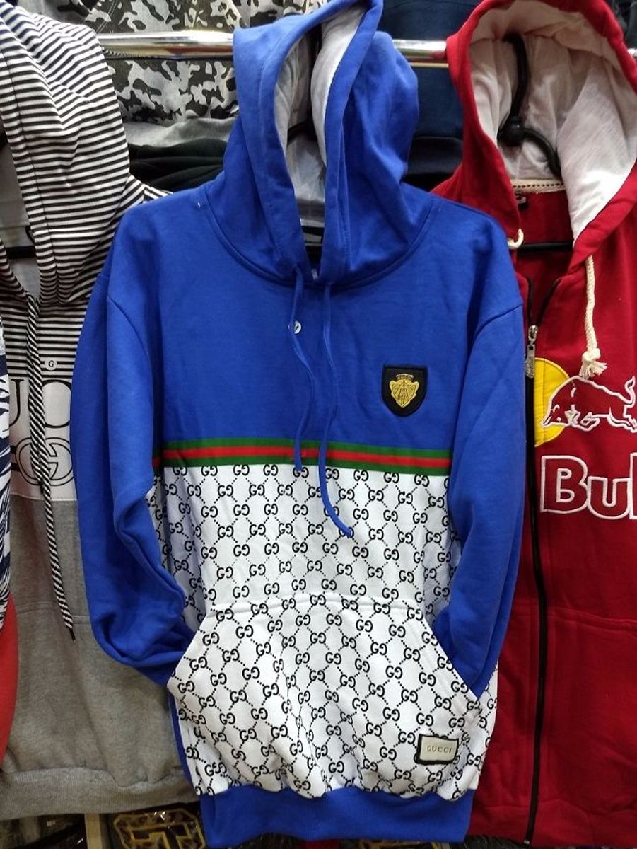 conjunto moletom gucci masculino