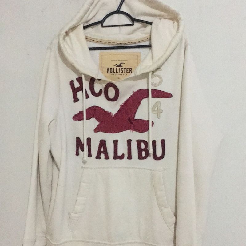 Blusa de discount moletom da hollister