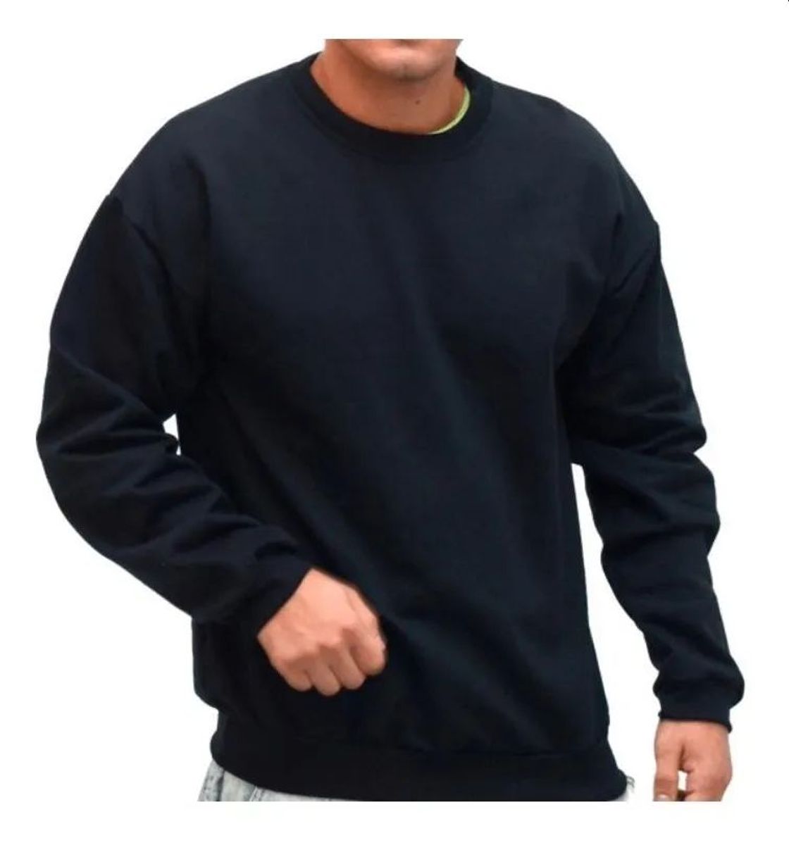 Blusa de Moletom Lisa Preta Tamanho P Nova | Casaco Masculino Magic T-Shirt Nunca Usado 42832333 | enjoei