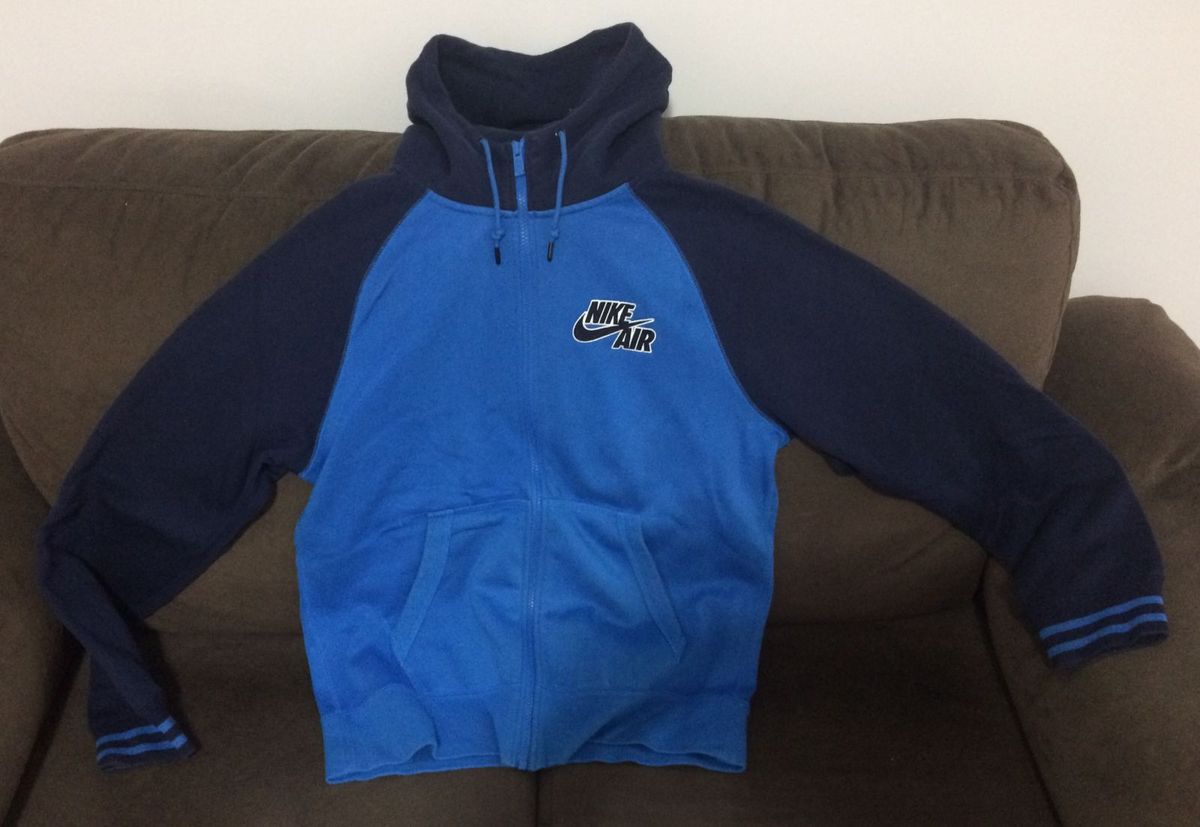 moletom nike masculino azul