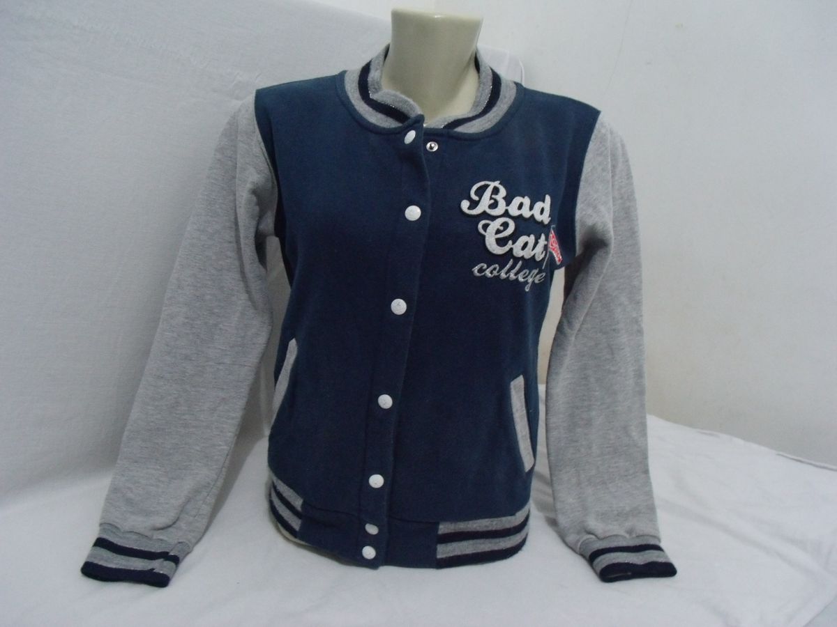 Baby Look Badcat Feminina Marinho - Compre agora