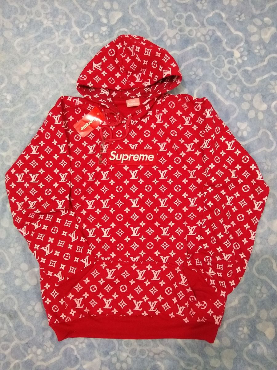 moletom supreme louis vuitton preço