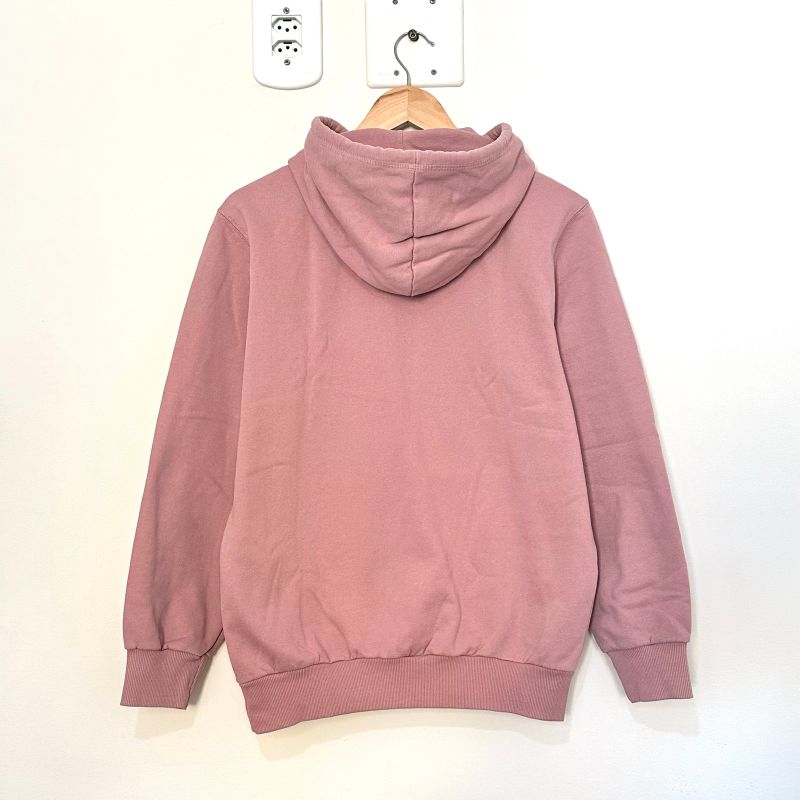 Blusa de Moleton Rosa com Capuz Renner Renner Blue Steel Usado