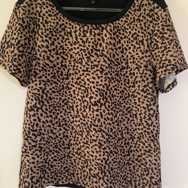 Blusa de onça store c&a