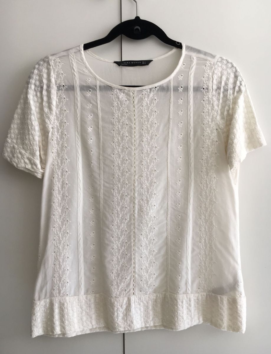 blusa delicada zara - blusas zara