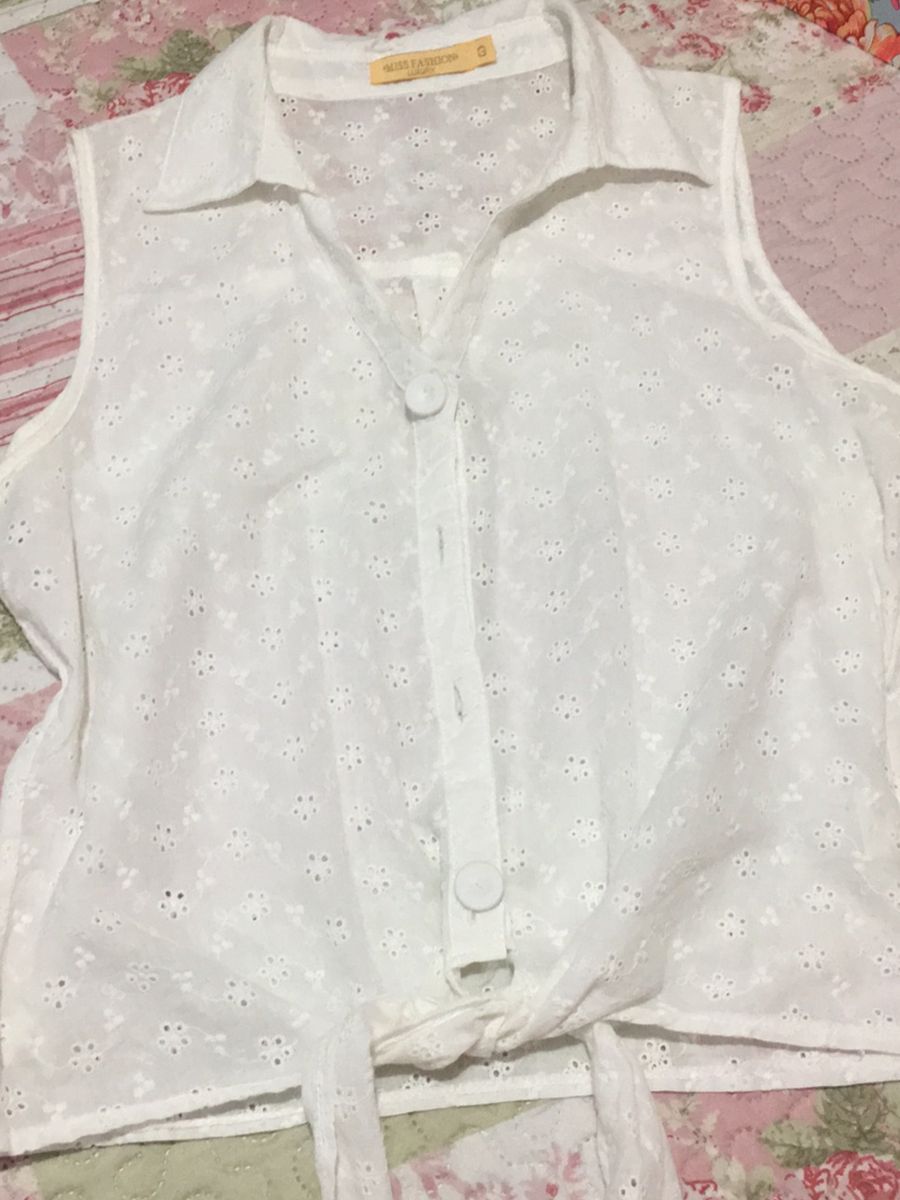 Blusa em Laise Nova e | Blusa Feminina Nunca Usado | enjoei