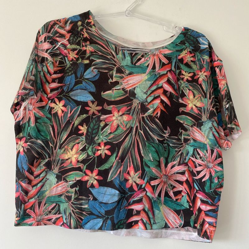 Blusa Estampada Hering Blusa Feminina Hering Usado 93563500 enjoei