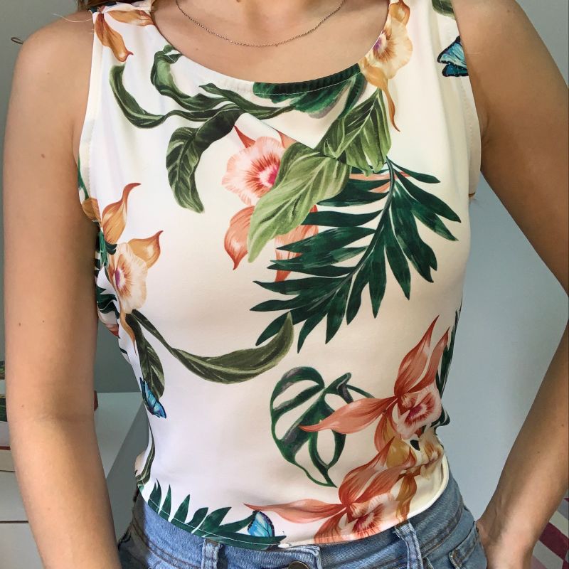Floral Riachuelo Blusa Feminina Blusa Feminina Estampa Floral