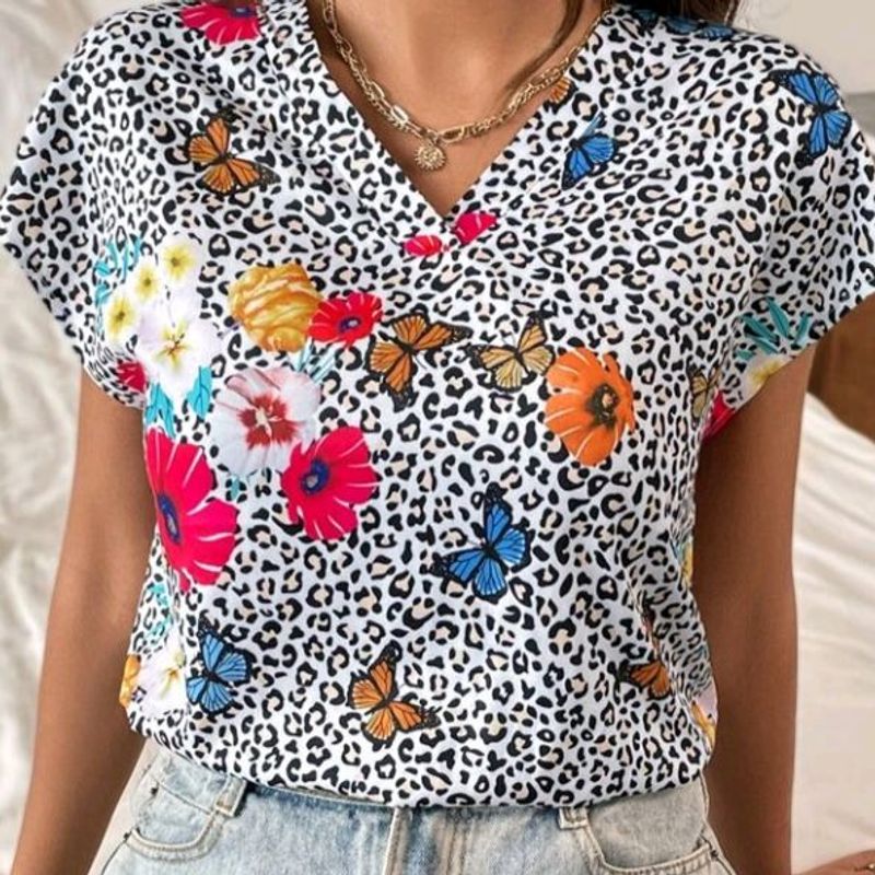 Blusa Estampada P Nova Shein | Blusa Feminina Shein Nunca Usado 84340538 |  enjoei