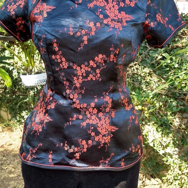 Blusa Estilo Japonesa - Estilo Gueixa | Blusa Feminina Tangyu