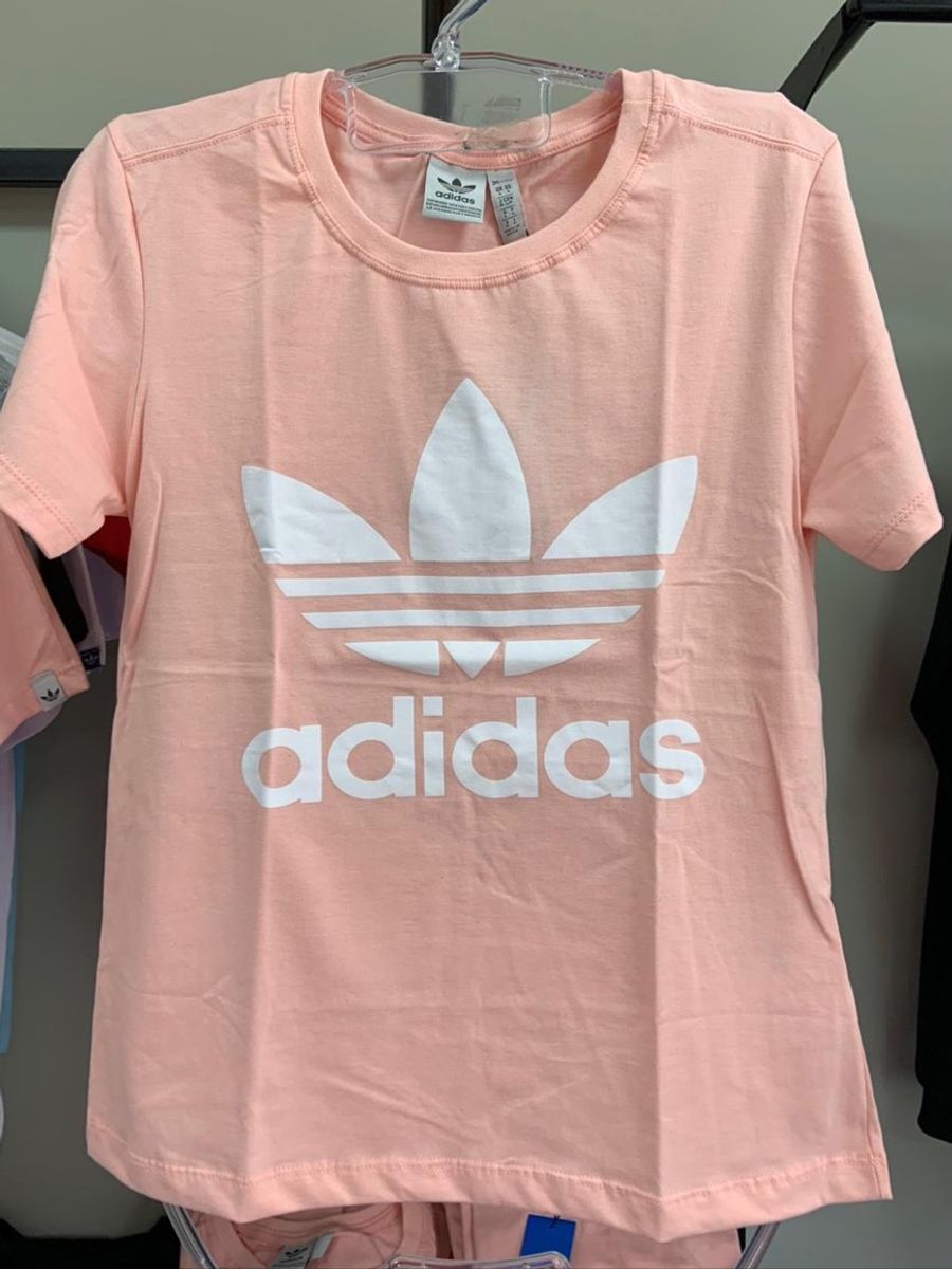 blusa rosa bebe adidas