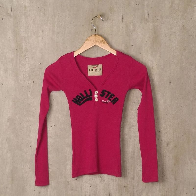 Blusa Feminina Hollister Manga Longa Blusa Feminina Hollister