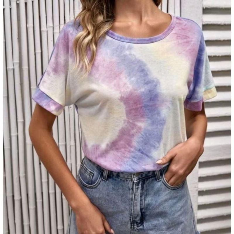 Blusa Feminina Tie Dye Nó Shein Shein Nunca Usado 105552698 enjoei