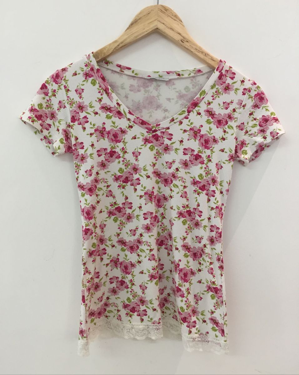 blusa feminina florida