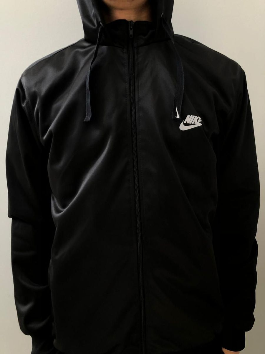 blusa de frio da nike cinza