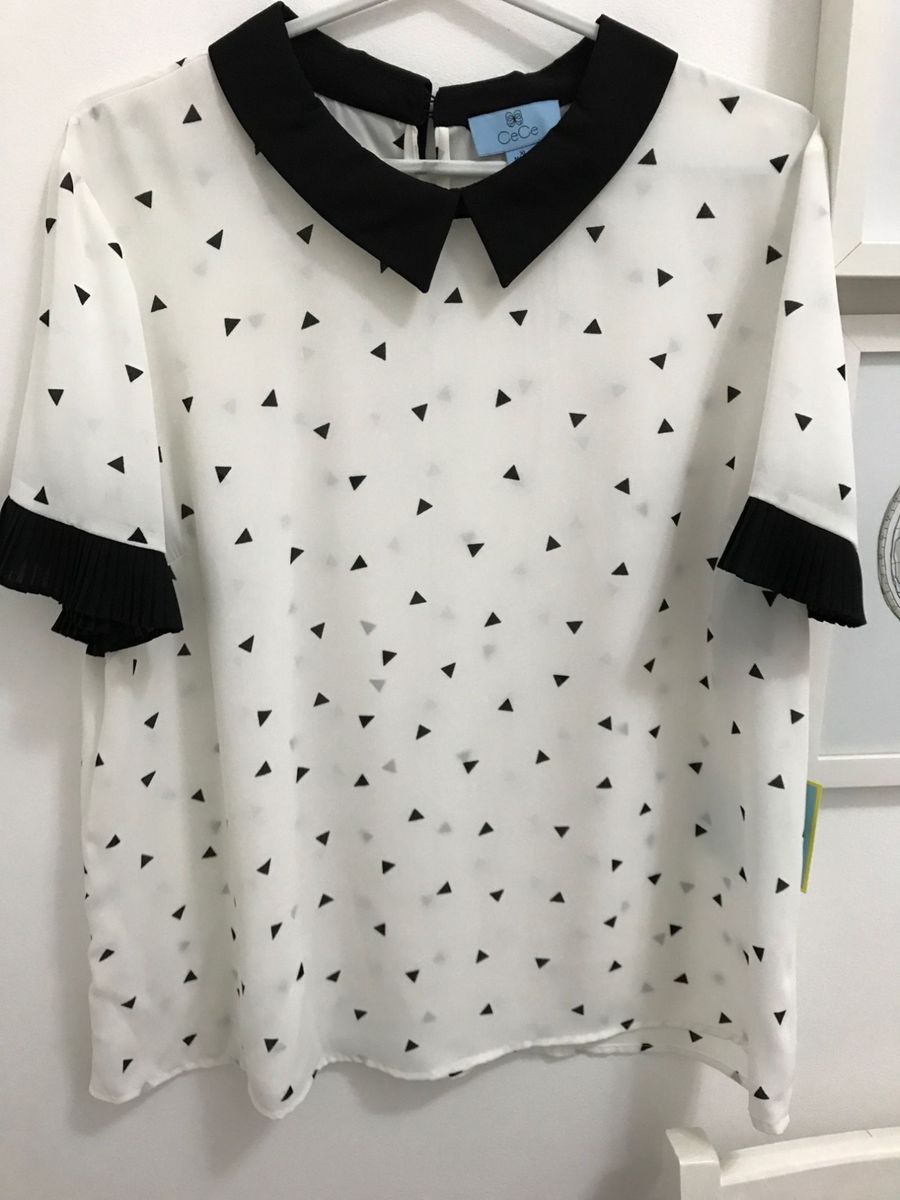 camisa gola peter pan