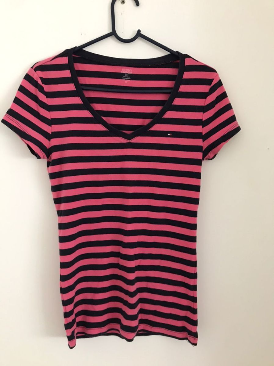 Blusa tommy feminina gola hot sale v