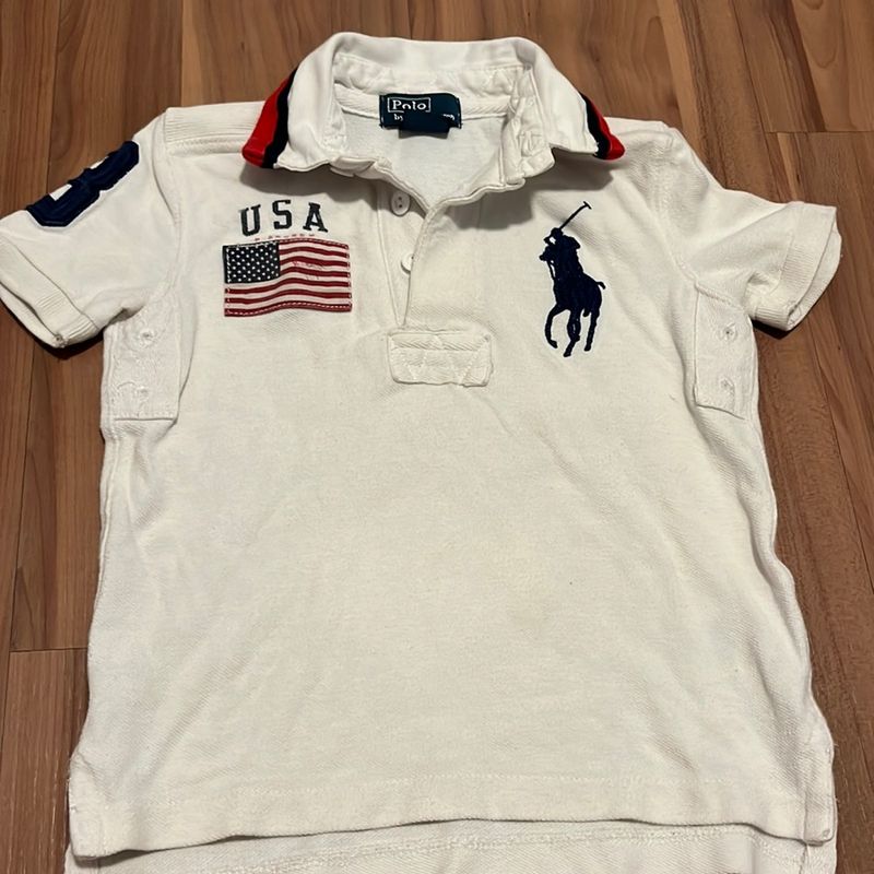 Blusa Infantil Polo Ralph Lauren 3 Anos Roupa Infantil para Menino Polo Ralph Lauren Usado 94635634 enjoei