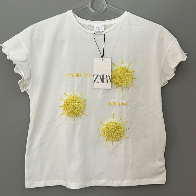 Blusa Infantil Zara Roupa Infantil para Menina Zara Nunca Usado 87527326  enjoei