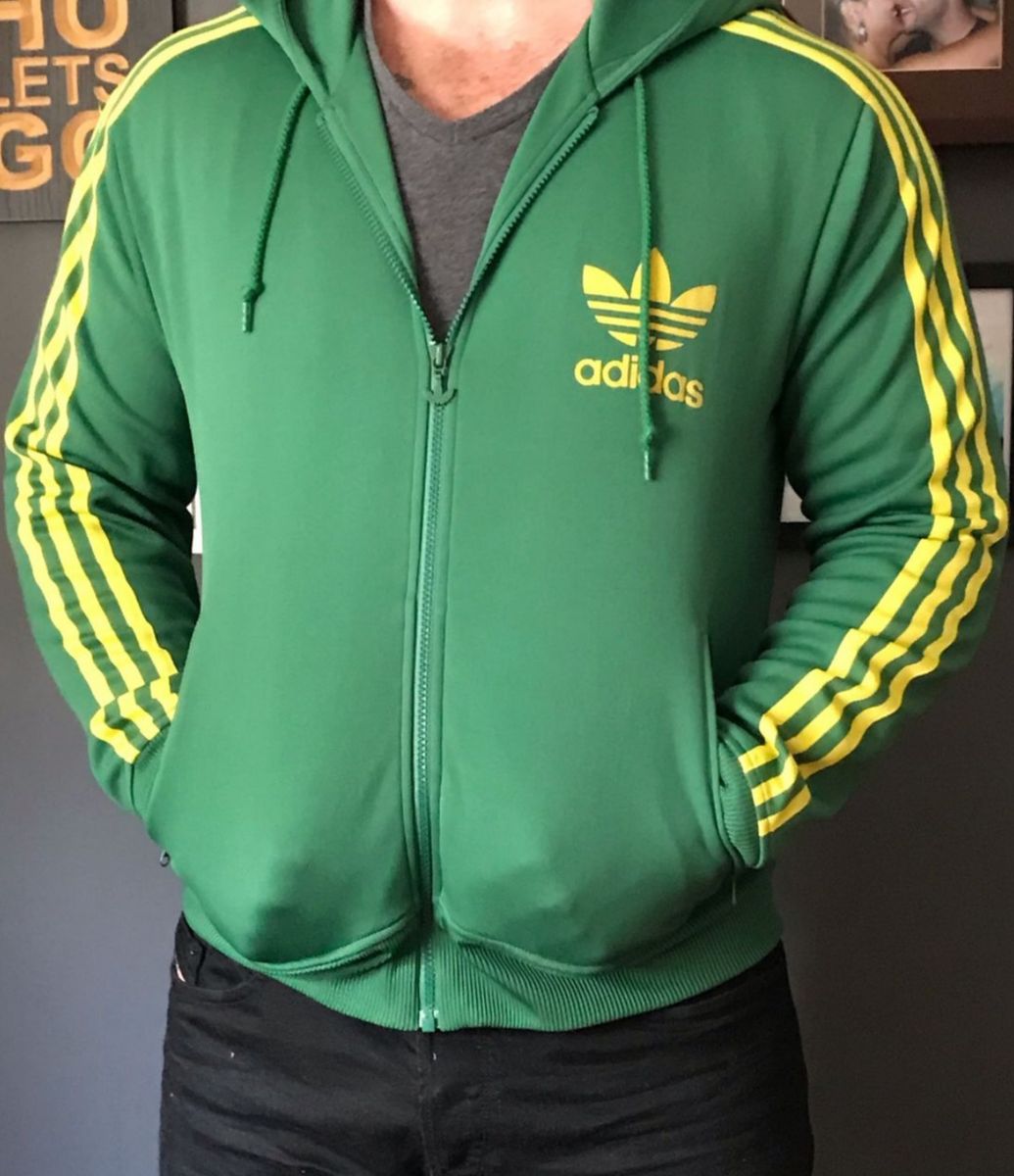 jaqueta agasalho adidas