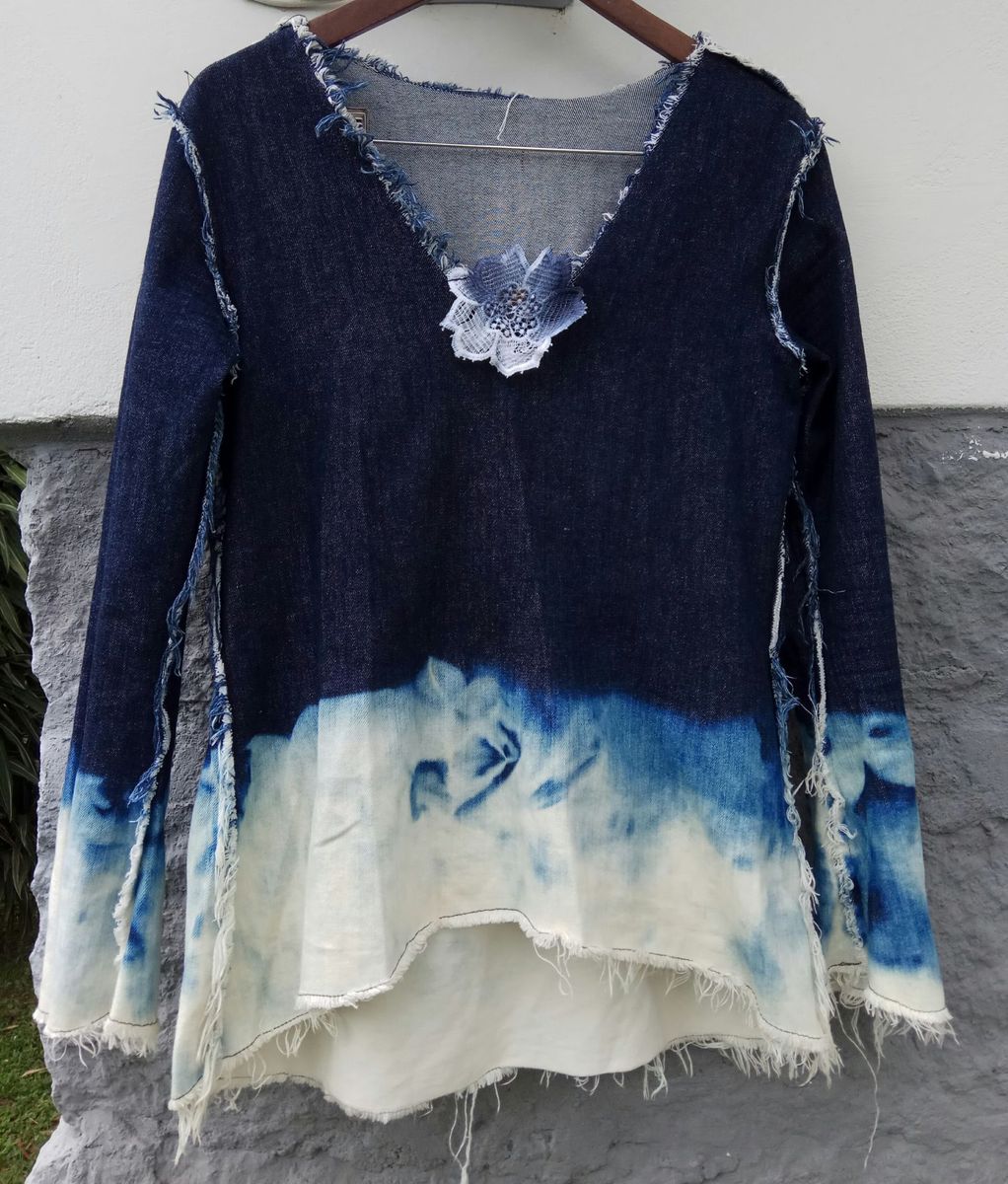 customizar blusa jeans