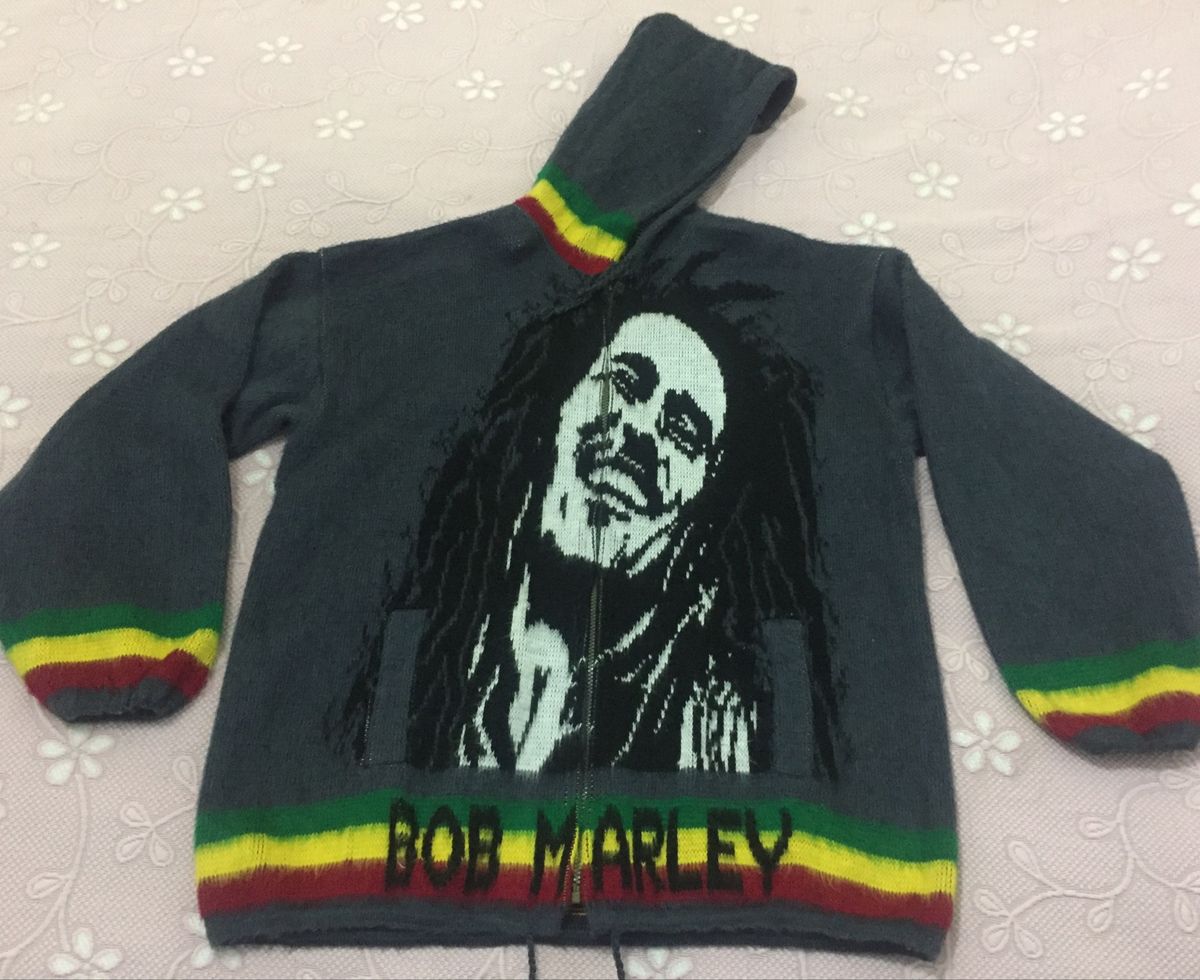 blusa de frio do bob marley