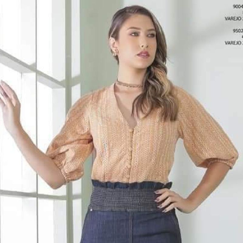 Blusa Laise Jean Darrot Tam P Blusa Feminina Jean Darrot Nunca Usado 78810884 enjoei