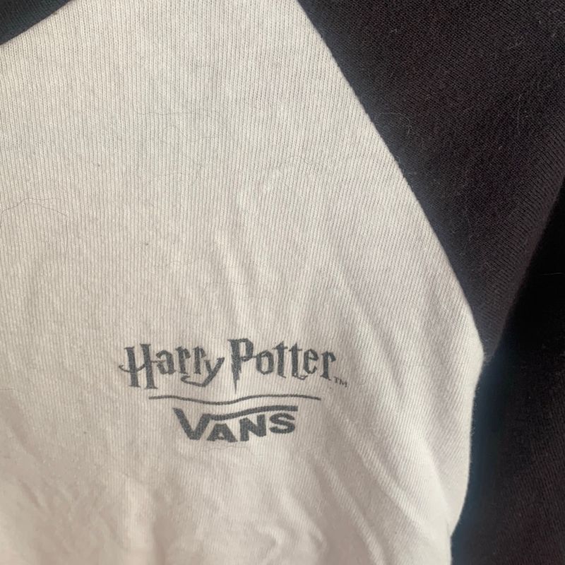 Blusa Manga Comprida Vans Harry Potter Tam P Small Camiseta