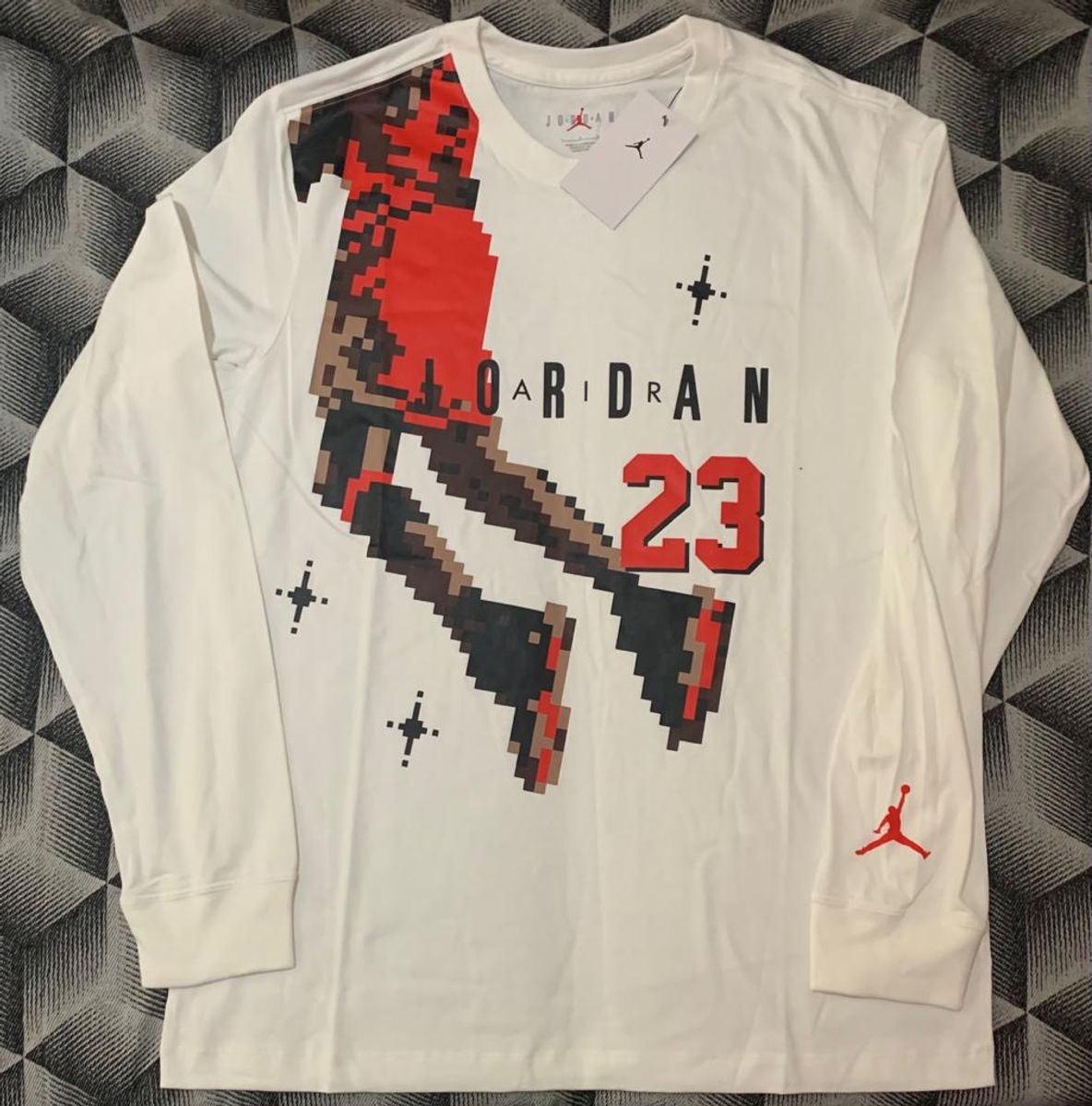 Camisa manga sale longa air jordan