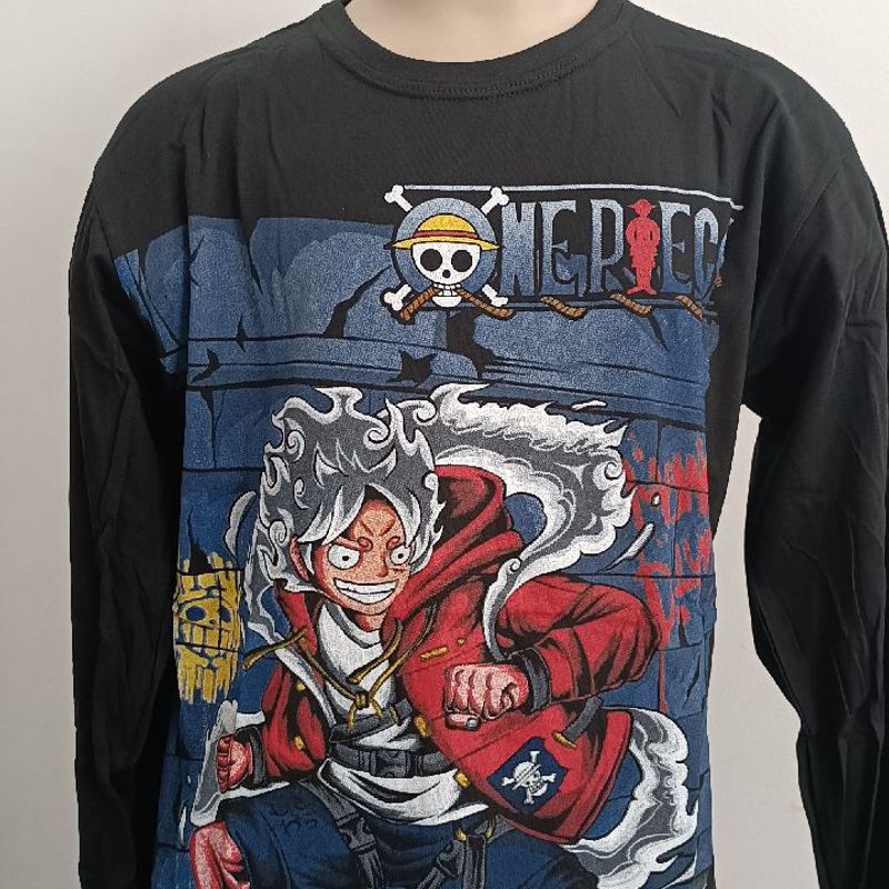 Camiseta infantil estampa personagens branca, One Piece em 2023